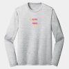 Sublimatable PosiCharge Long Sleeve Electric Heather Tee Thumbnail
