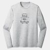 Sublimatable PosiCharge Long Sleeve Electric Heather Tee Thumbnail