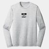 Sublimatable PosiCharge Long Sleeve Electric Heather Tee Thumbnail