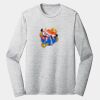 Sublimatable PosiCharge Long Sleeve Electric Heather Tee Thumbnail