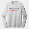 Sublimatable PosiCharge Long Sleeve Electric Heather Tee Thumbnail