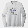 Sublimatable PosiCharge Long Sleeve Electric Heather Tee Thumbnail