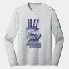 Sublimatable PosiCharge Long Sleeve Electric Heather Tee Thumbnail