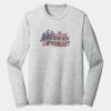 Sublimatable PosiCharge Long Sleeve Electric Heather Tee Thumbnail