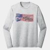 Sublimatable PosiCharge Long Sleeve Electric Heather Tee Thumbnail