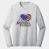Sublimatable PosiCharge Long Sleeve Electric Heather Tee Thumbnail