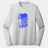 Sublimatable PosiCharge Long Sleeve Electric Heather Tee Thumbnail