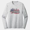 Sublimatable PosiCharge Long Sleeve Electric Heather Tee Thumbnail