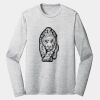 Sublimatable PosiCharge Long Sleeve Electric Heather Tee Thumbnail