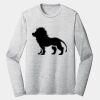Sublimatable PosiCharge Long Sleeve Electric Heather Tee Thumbnail