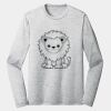Sublimatable PosiCharge Long Sleeve Electric Heather Tee Thumbnail