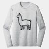 Sublimatable PosiCharge Long Sleeve Electric Heather Tee Thumbnail