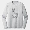 Sublimatable PosiCharge Long Sleeve Electric Heather Tee Thumbnail