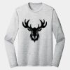 Sublimatable PosiCharge Long Sleeve Electric Heather Tee Thumbnail