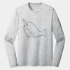 Sublimatable PosiCharge Long Sleeve Electric Heather Tee Thumbnail