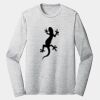 Sublimatable PosiCharge Long Sleeve Electric Heather Tee Thumbnail