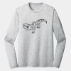 Sublimatable PosiCharge Long Sleeve Electric Heather Tee Thumbnail
