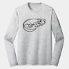 Sublimatable PosiCharge Long Sleeve Electric Heather Tee Thumbnail