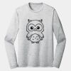 Sublimatable PosiCharge Long Sleeve Electric Heather Tee Thumbnail