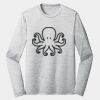 Sublimatable PosiCharge Long Sleeve Electric Heather Tee Thumbnail