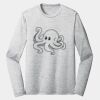 Sublimatable PosiCharge Long Sleeve Electric Heather Tee Thumbnail