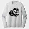 Sublimatable PosiCharge Long Sleeve Electric Heather Tee Thumbnail