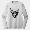 Sublimatable PosiCharge Long Sleeve Electric Heather Tee Thumbnail