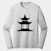 Sublimatable PosiCharge Long Sleeve Electric Heather Tee Thumbnail