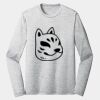 Sublimatable PosiCharge Long Sleeve Electric Heather Tee Thumbnail