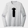 Sublimatable PosiCharge Long Sleeve Electric Heather Tee Thumbnail