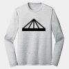 Sublimatable PosiCharge Long Sleeve Electric Heather Tee Thumbnail