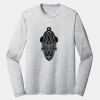 Sublimatable PosiCharge Long Sleeve Electric Heather Tee Thumbnail