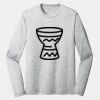 Sublimatable PosiCharge Long Sleeve Electric Heather Tee Thumbnail
