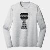 Sublimatable PosiCharge Long Sleeve Electric Heather Tee Thumbnail