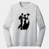 Sublimatable PosiCharge Long Sleeve Electric Heather Tee Thumbnail