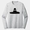 Sublimatable PosiCharge Long Sleeve Electric Heather Tee Thumbnail