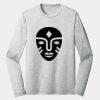 Sublimatable PosiCharge Long Sleeve Electric Heather Tee Thumbnail