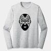 Sublimatable PosiCharge Long Sleeve Electric Heather Tee Thumbnail