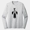 Sublimatable PosiCharge Long Sleeve Electric Heather Tee Thumbnail