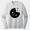 Sublimatable PosiCharge Long Sleeve Electric Heather Tee Thumbnail