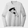 Sublimatable PosiCharge Long Sleeve Electric Heather Tee Thumbnail