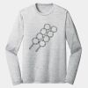 Sublimatable PosiCharge Long Sleeve Electric Heather Tee Thumbnail