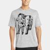 Multi-Colors Sublimatable PosiCharge Electric Heather Tee Thumbnail