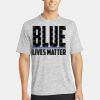 Multi-Colors Sublimatable PosiCharge Electric Heather Tee Thumbnail