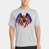 Multi-Colors Sublimatable PosiCharge Electric Heather Tee Thumbnail