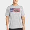 Multi-Colors Sublimatable PosiCharge Electric Heather Tee Thumbnail