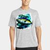 Multi-Colors Sublimatable PosiCharge Electric Heather Tee Thumbnail
