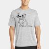 Multi-Colors Sublimatable PosiCharge Electric Heather Tee Thumbnail