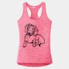 Multi-Color Sublimatable Ladies PosiCharge Electric Heather Racerback Tank Thumbnail