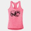 Multi-Color Sublimatable Ladies PosiCharge Electric Heather Racerback Tank Thumbnail